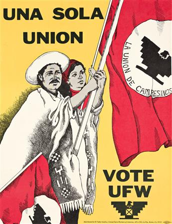 (LABOR.) Group of 4 United Farm Workers posters.